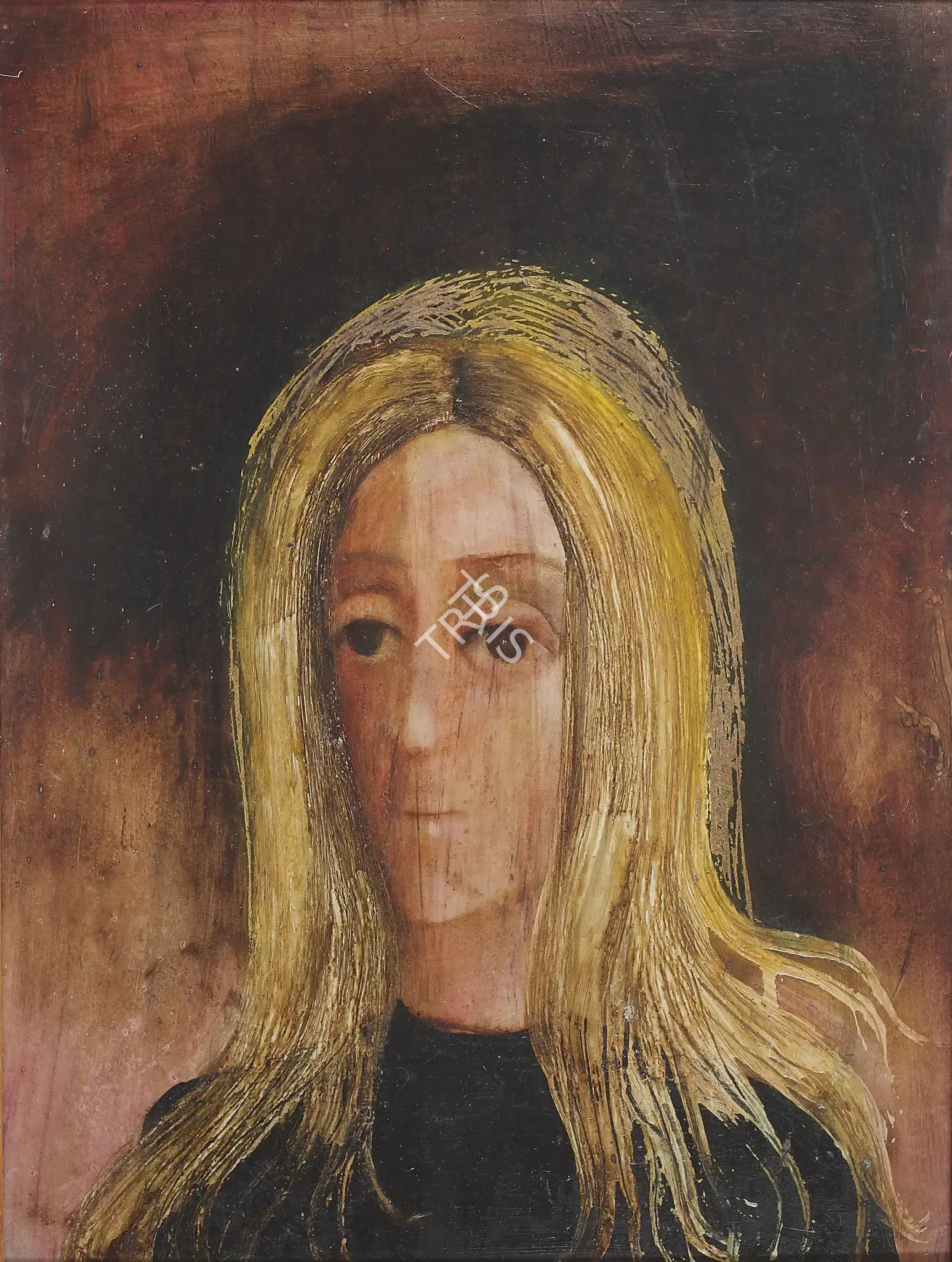 Anjolie Ela Menon (Artist), Untitled, 1976, Painting