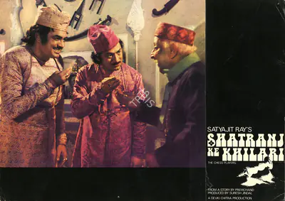 Suresh Jindal (Producer), Shatranj Ke Khilari, 1977, Lobby Card