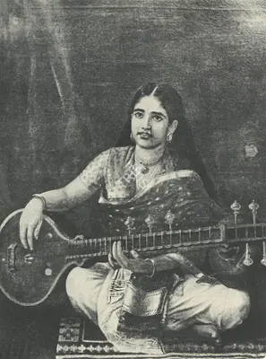 Raja Ravi Varma (Artist), Veena Player, Painting