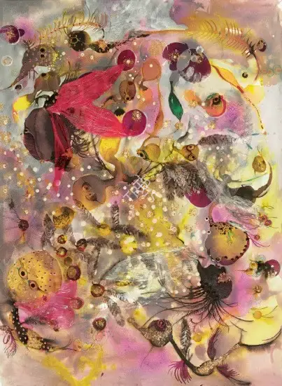 Rina Banerjee (Artist), Wondering Angel Insects, 2006, Painting