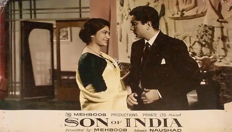 Mehboob (Producer), Son Of India, 1962, Lobby Card