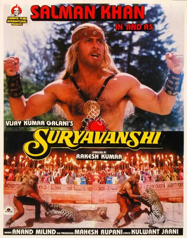 Vijay Galani (Producer), Suryavanshi, 1992, Song-Synopsis Booklet