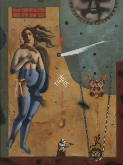 Baiju Parthan (Artist), Mystery and Revelation in the Observable Universe, 1999, Painting