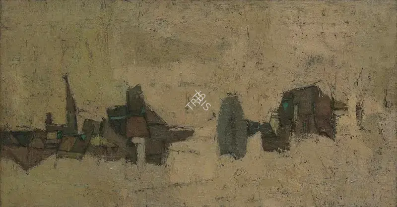 Ramkumar (Artist), Shore, 1965, Painting