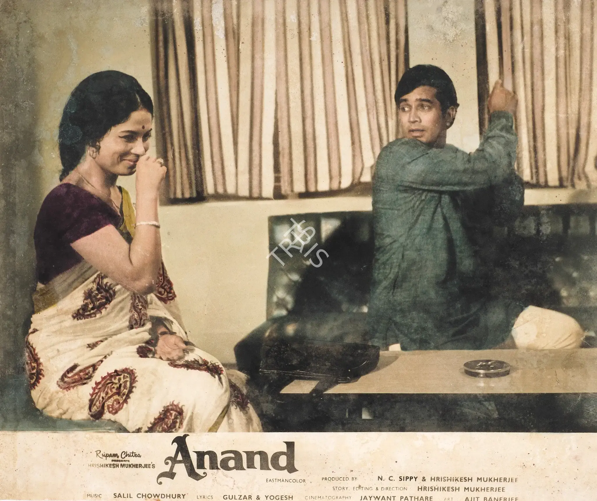 Jaywant Pathare (Cinematographer), Anand, 1970, Lobby Card