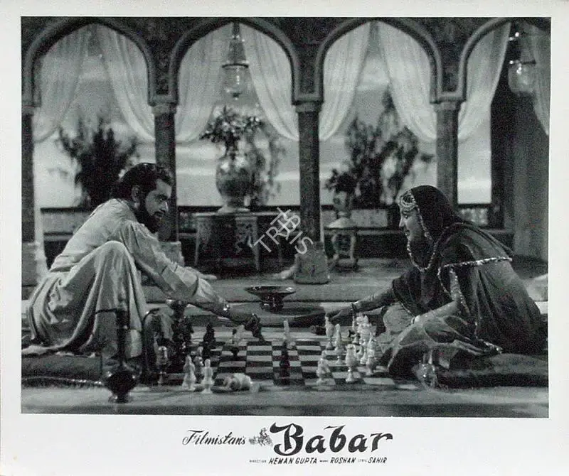 Vasant Beltangdi (Cinematographer), Babar, 1960, Lobby Card