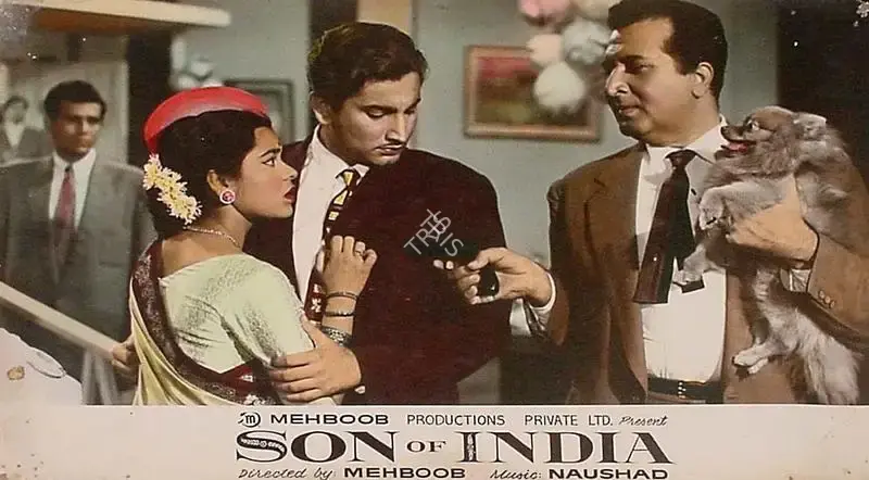 Mehboob (Producer), Son Of India, 1962, Lobby Card