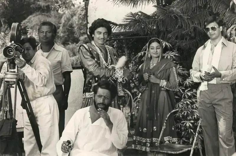 Govind Nihalani (Cinematographer), Bhumika, 1976, Working Still