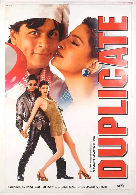 Yash Johar (Producer), Duplicate, 1998, Full Sheet Poster