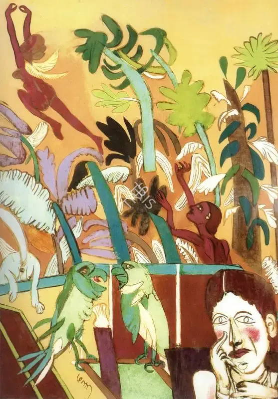 Subramanyan, K.G. (Artist). Fairytales of Purvapalli. Watercolour and Oil on Acrylic Sheet, 1986 | K.G. Subramanyan, 2003 | Painting | FineArts | 00566354