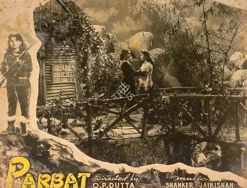 O.P. Datta (Director), Parbat, 1952, Lobby Card