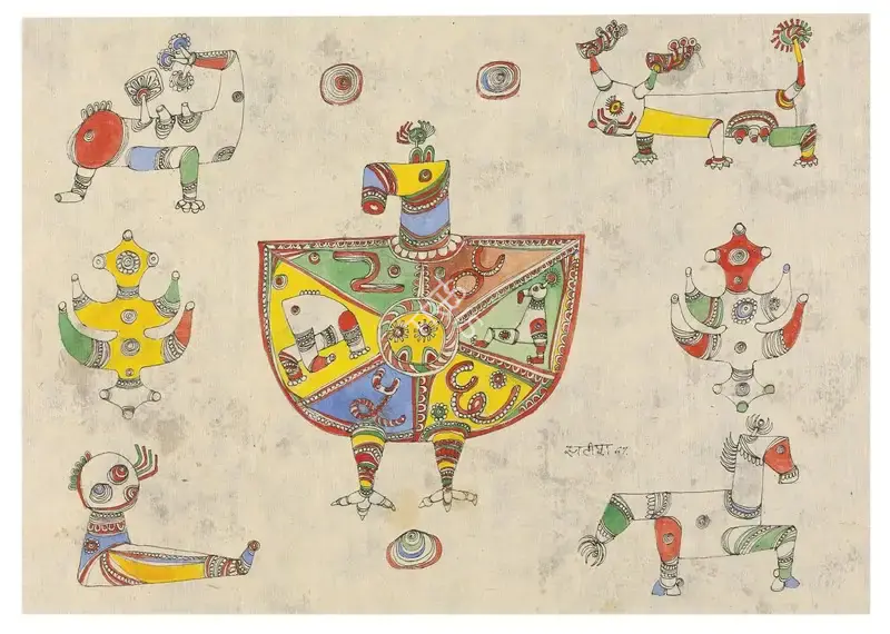 Satish Gujral (Artist), Untitled, 1967, Painting