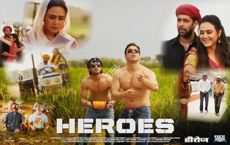 Vikas Kapoor (Producer), Heroes, 2008, Lobby Card