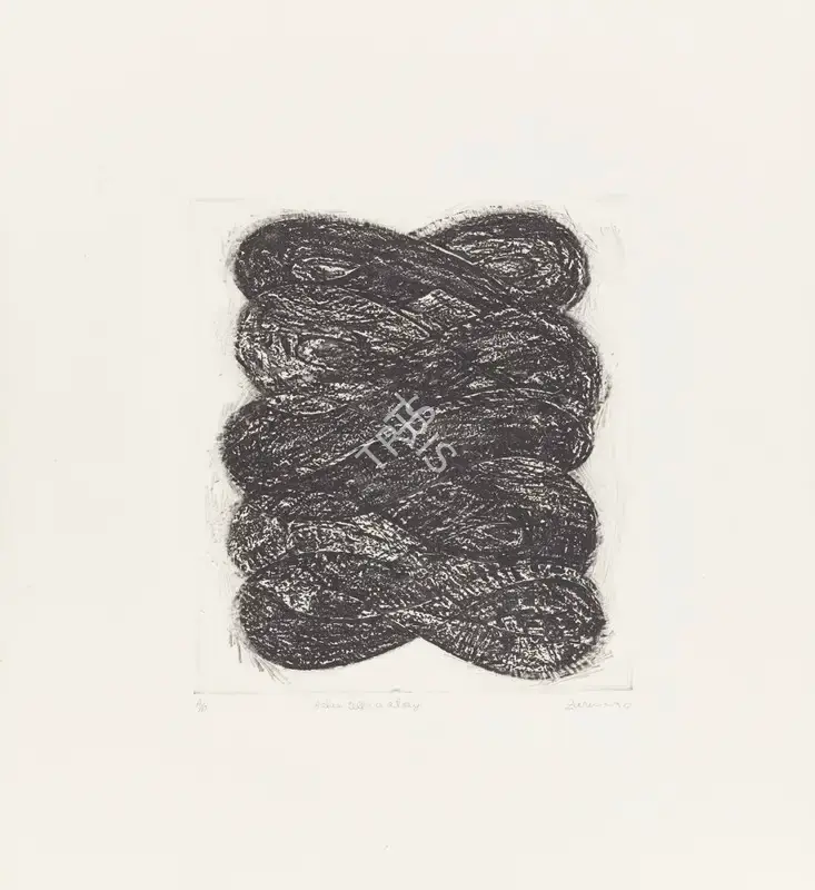 Zarina Hashmi (Artist), Aslam tells a Story (from The House at Aligarh), 1990, Print