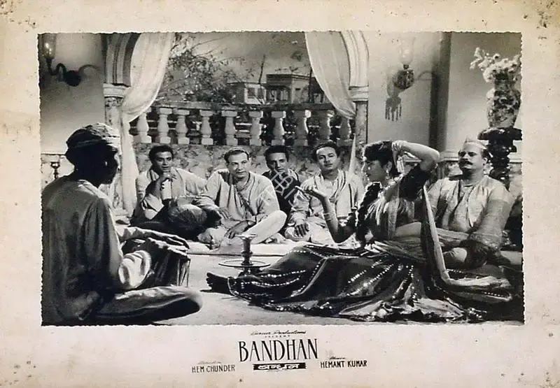 Sudhin Majumdar (Cinematographer), Bandhan, 1956, Lobby Card