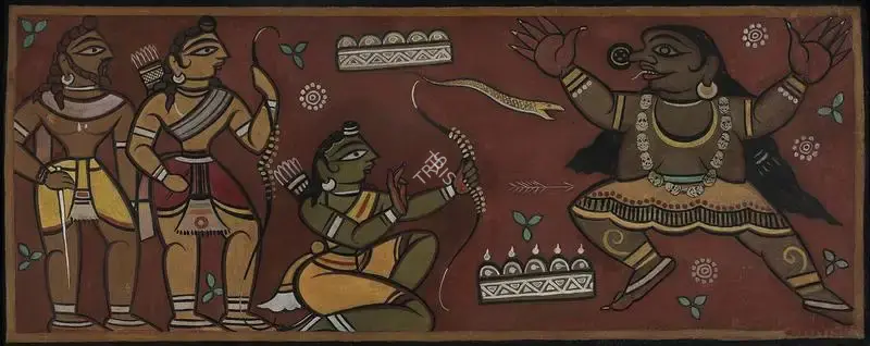Roy, Jamini (Artist). Untitled, n.d. | Painting, Sa.Onl/19.05.22, 2022 · Saffronart