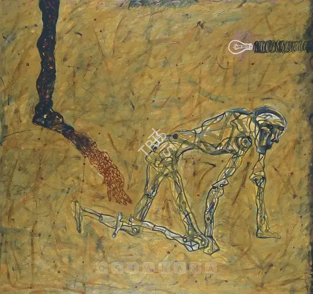 Amitava Das (Artist), Somalia, 1993, Painting