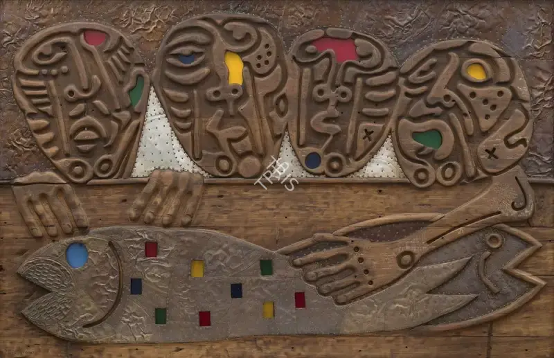 Sagara, Piraji (Artist). Untitled, 1972 | Painting, Sa.Onl/02.04.26, 2026 · Saffronart