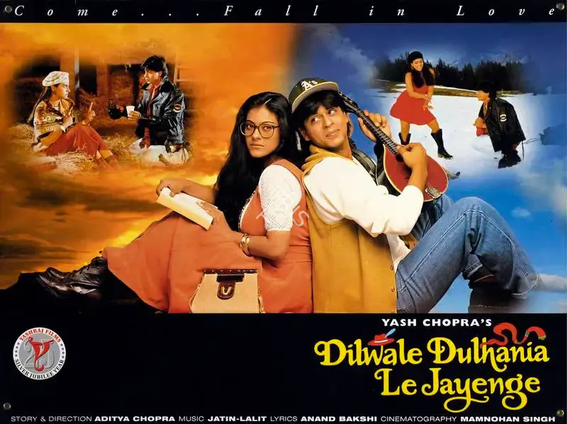 Yash Chopra (Producer), Dilwale Dulhania Le Jayenge, 1995, Lobby Card