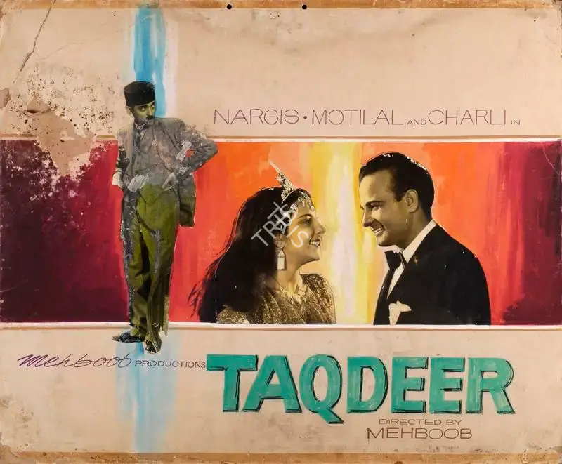 Mehboob (Producer), Taqdeer, 1943, Showcard