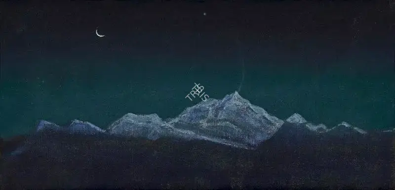 Nicholas Roerich (Artist), Himalayas, Sikkim, 1929, Painting