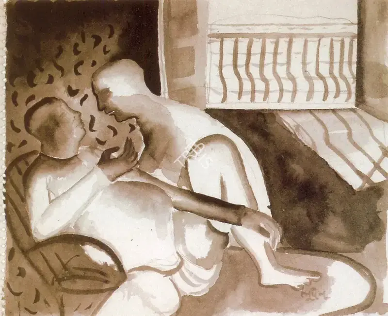 Bhupen Khakhar (Artist), Untitled, 2001, Painting