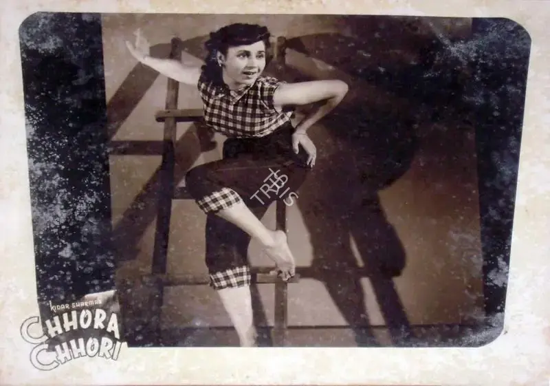 Kidar Sharma (Director), Chhora Chhori, 1955, Lobby Card