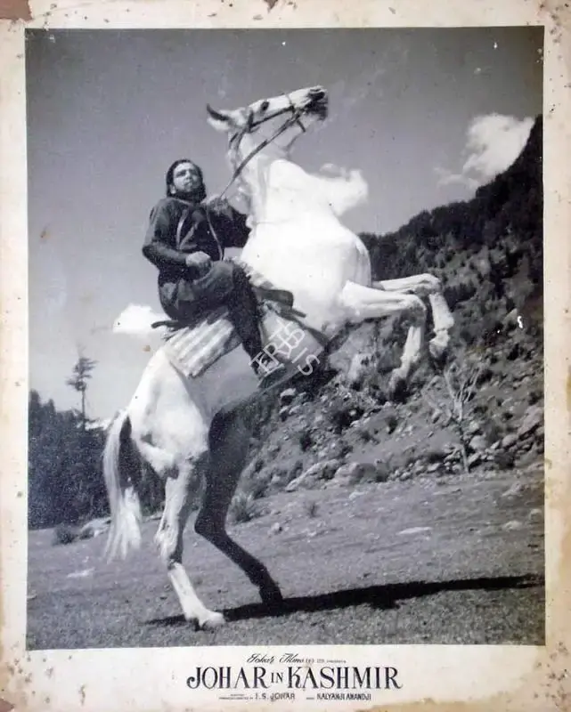 I.S. Johar (Producer), Johar In Kashmir, 1966, Lobby Card