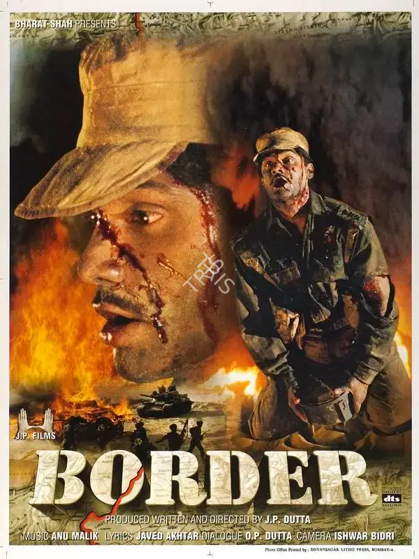 J.P. Dutta (Producer), Border, 1997, Full Sheet Poster