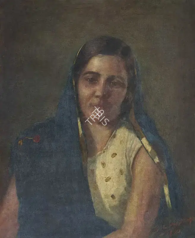 S.L. Haldankar (Artist), Untitled, 1930, Painting