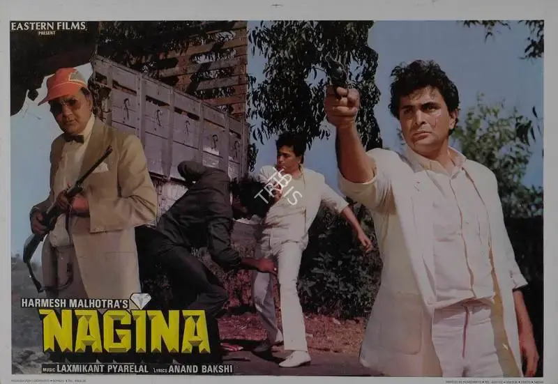 V.Durga Prasad (Cinematographer), Nagina, 1986, Lobby Card