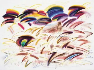 G.M. Sheikh (Artist), Magician And Mystic, 1997, Painting