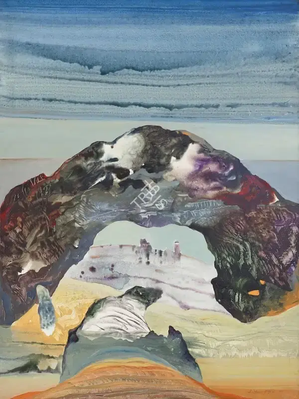 Dasgupta, Bimal (Artist). Untitled, 1991 | Painting, AG.Onl/22.02.25, 2025 · Asta Guru