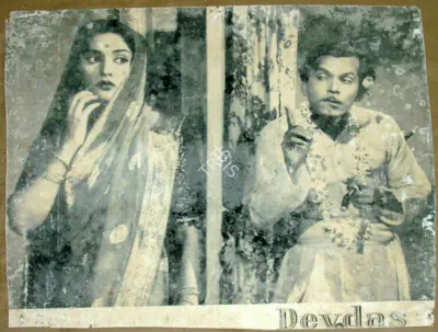 Kamal Bose (Cinematographer), Devdas, 1955, Lobby Card