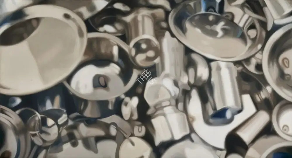Subodh Gupta (Artist), From The Series, "Idol Theif" (2), 2006, Painting
