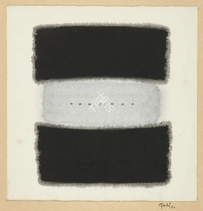 Sohan Qadri (Artist), Untitled, 1982, Painting