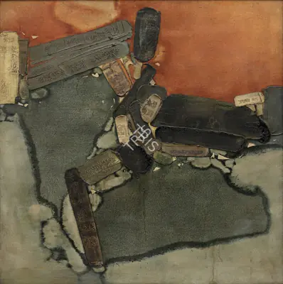 Dave, Shanti (Artist). Untitled, 1968 | Painting, Sa.Del/14.09.24, 2024 · Saffronart