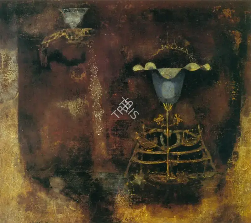Ganesh Pyne (Artist), Bloom, 1969, Painting