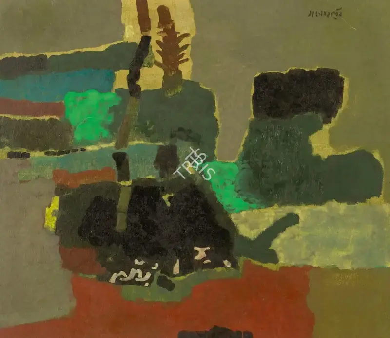 Ganesh Haloi (Artist), Untitled, 1989, Painting