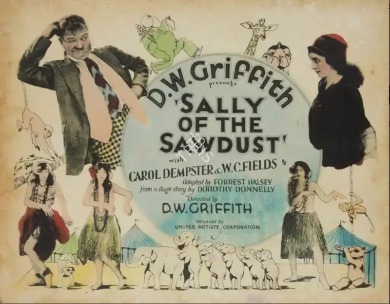 D.W. Griffith (Director), Sally of the Sawdust, 1925, Lobby card
