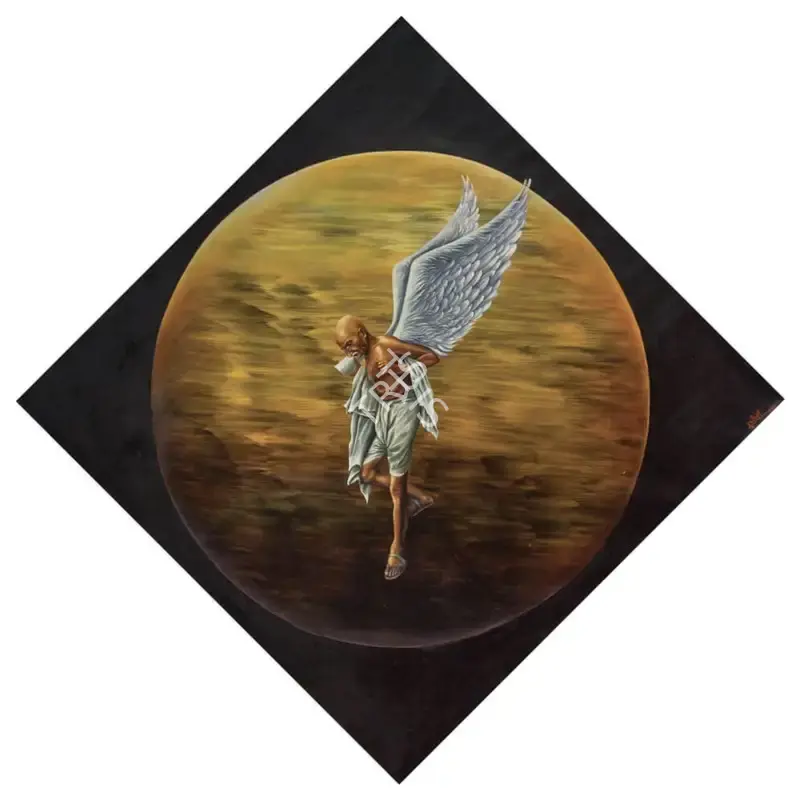Sudhanshu Sutar (Artist), Wings to Freedom, 2014, Painting