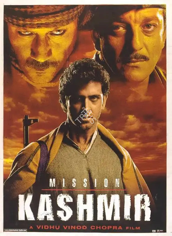 Vidhu Vinod Chopra (Producer), Mission Kashmir, 2000, Full Sheet Poster