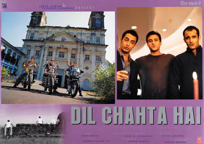 Farhan Akhtar (Producer), Dil Chahta Hai, 2001, Lobby Card