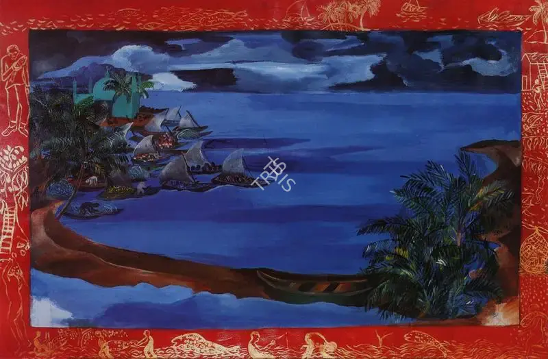 Bhupen P. Khakhar (Artist), Ratnagiri, 2002, Painting