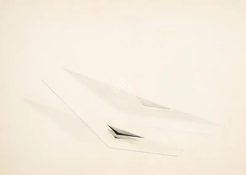 Nasreen Mohamedi (Artist), Untitled, 1985, Drawing