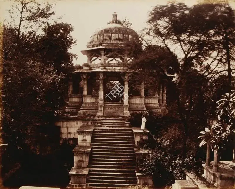 Lala Deen Dayal (Photographer), Cenotaph of Singram Singh Odeypur, 1890, Antiquarian Photograph