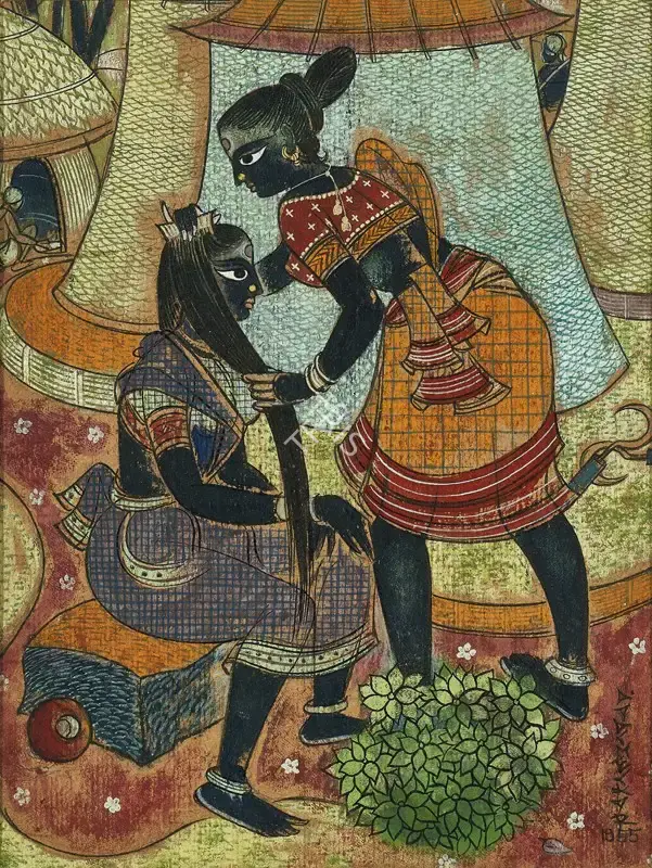 A.A. Almelkar (Artist), Untitled, 1955, Painting