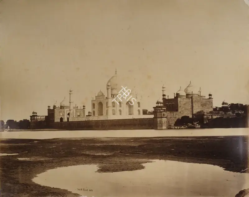 Studio V. & E. Pont (Photographic Studio), The Taj Mahal - Agra, Antiquarian Photograph