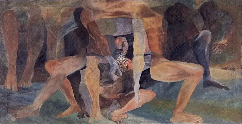 Shamshad Husain (Artist), Painting V, Painting