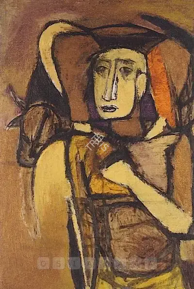 Tyeb Mehta (Artist), Untitled, 1960, Painting